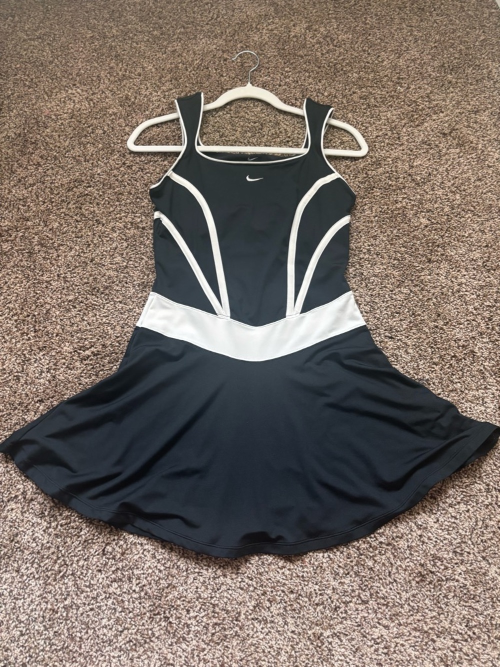 Nike Black and White Athletic Tennis Dress